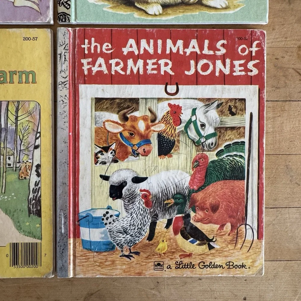 Little Golden Books Sesame Mother Goose 101 Dalmatians Frosty Farm Animals‎